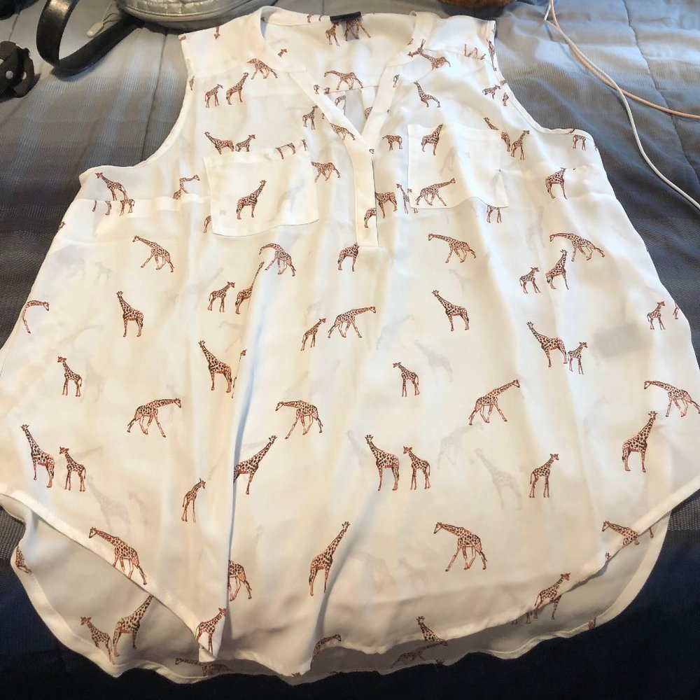 TORRID x HARPER GIRAFEE BLOUSE